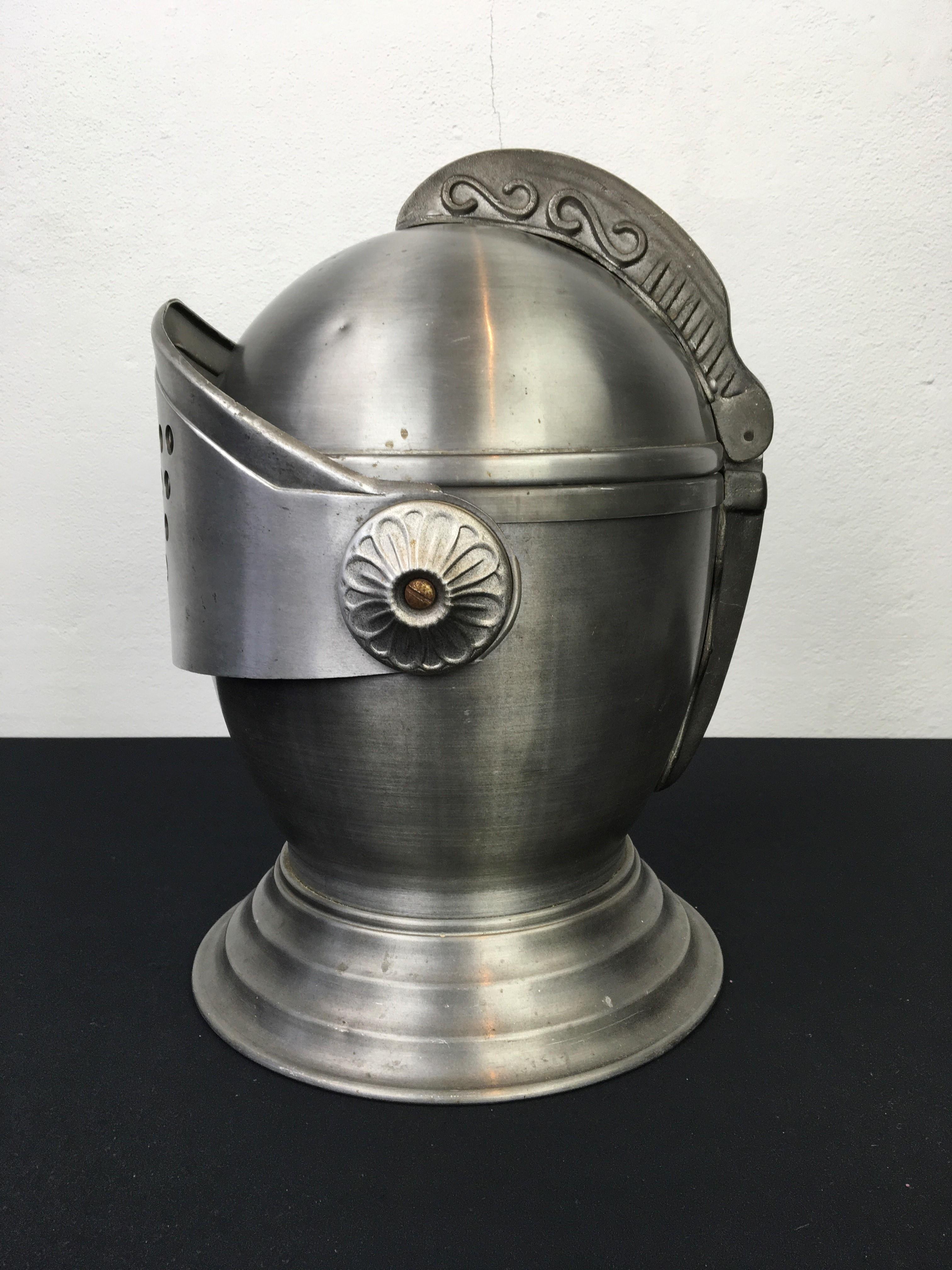 Knight's Helmet Ice Bucket, 1970s 1