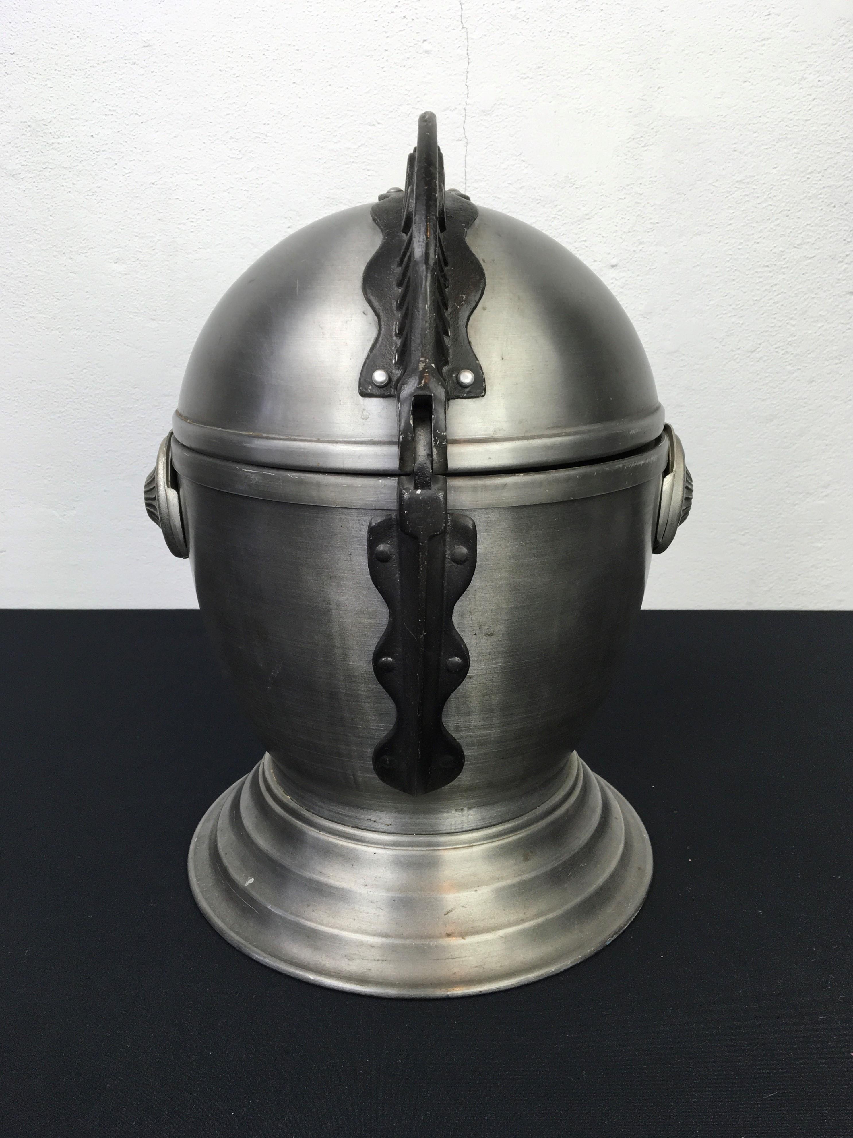 Knight's Helmet Ice Bucket, 1970s 2