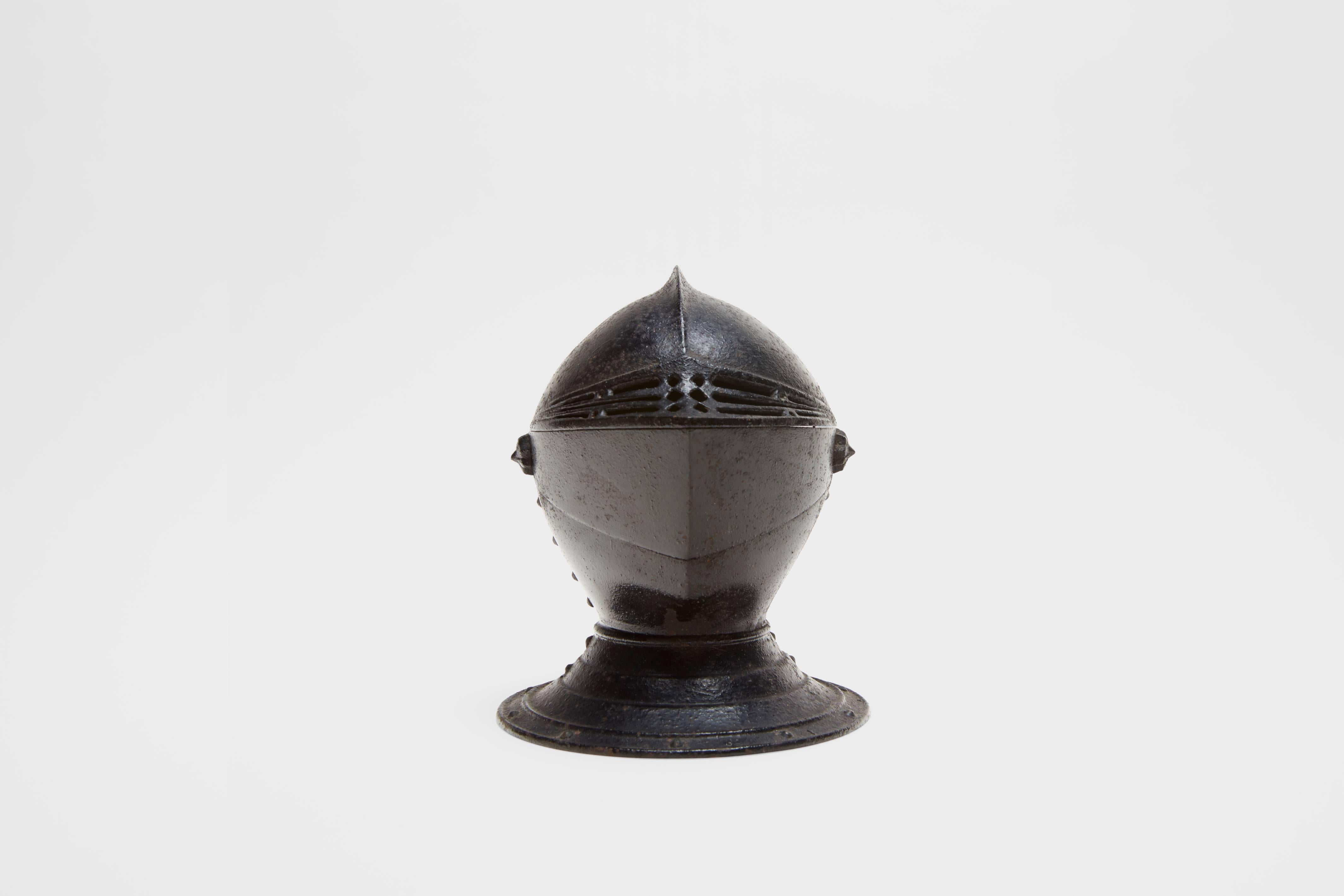 Medieval Knights Helmet Ink Well