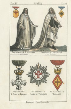 Knights of Santiago and Alcantara with Badges of Knightly Orders, 1842