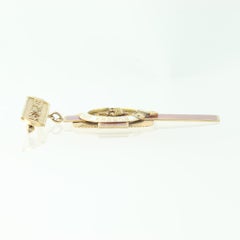 Knights Templar past Commander Medal, 14 Karat Yellow Gold Masonic Jewel