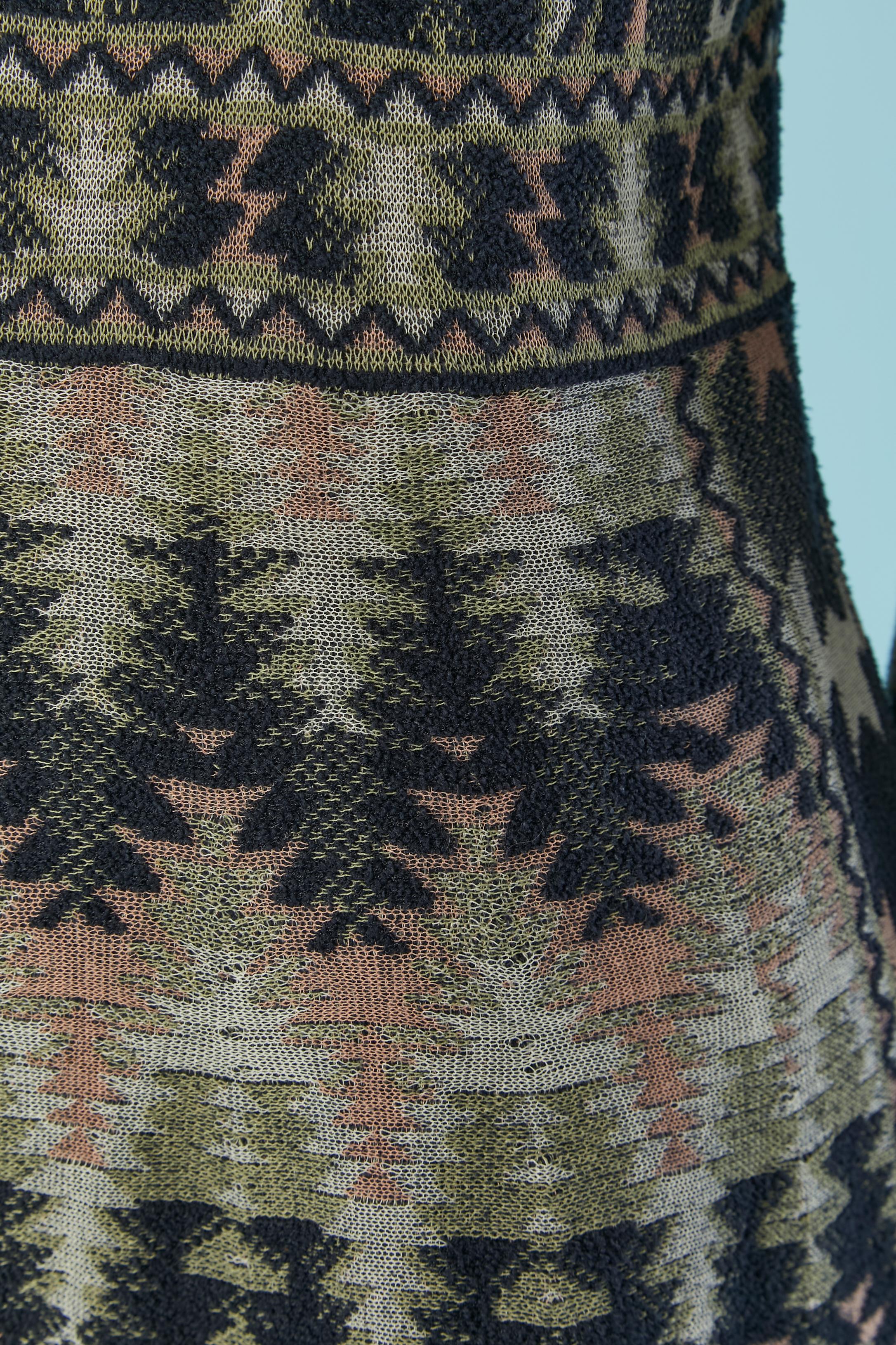 Nero Abito in maglia jacquard M Missoni in vendita