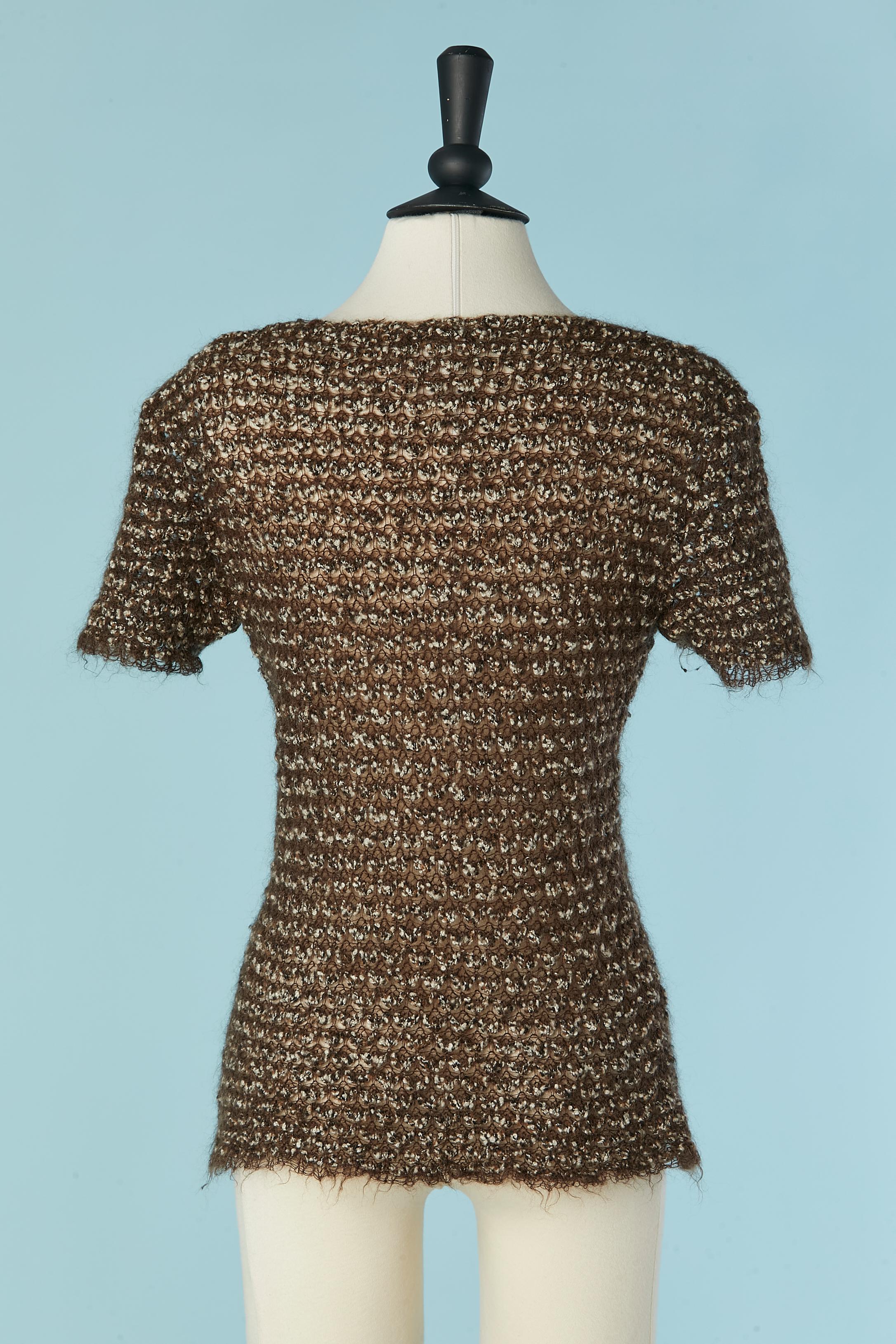 Women's Knit short sleeve sweater CHANEL For Sale
