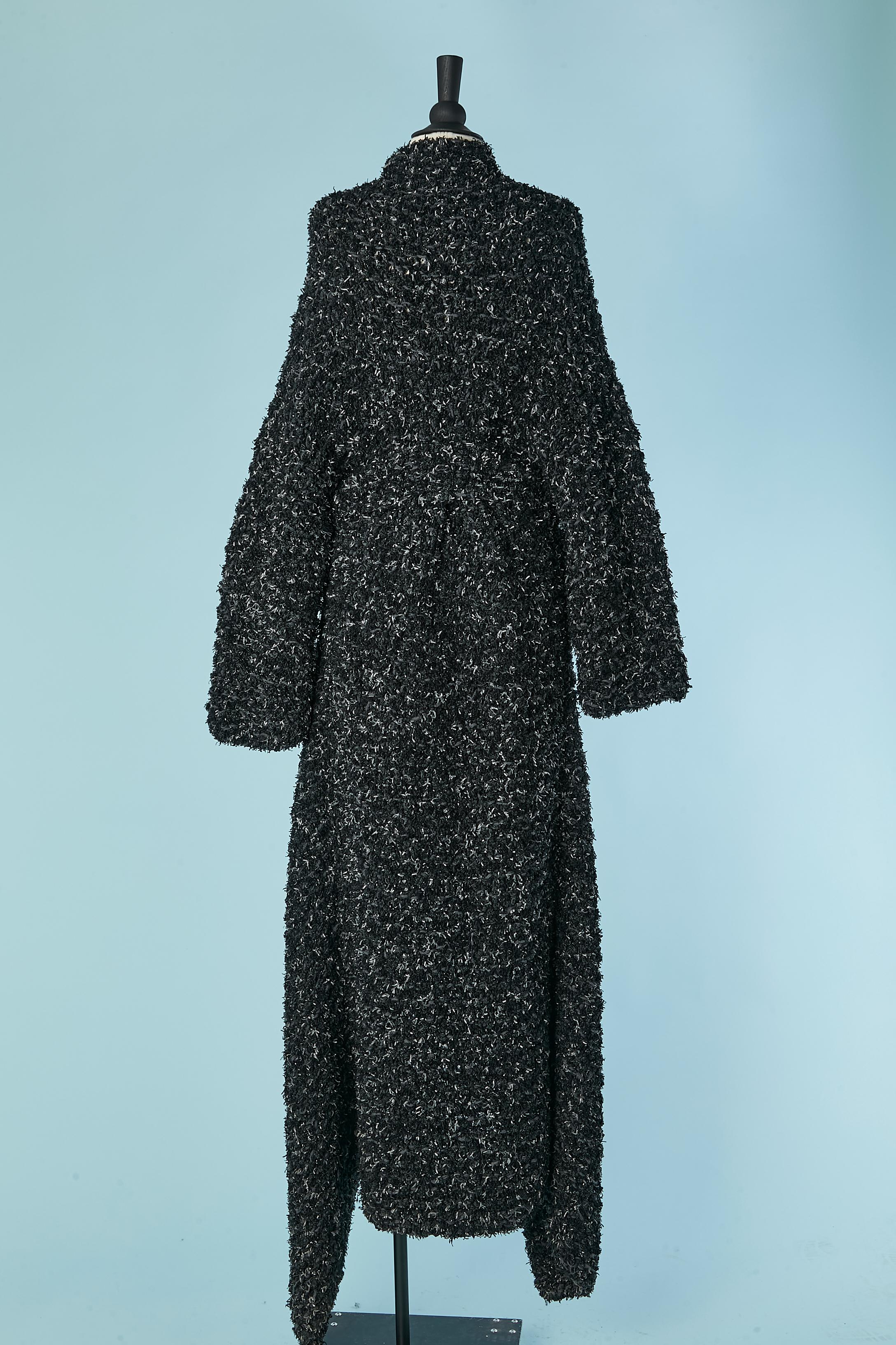 Women's Knitted chiné long coat KRIZIA TOP For Sale