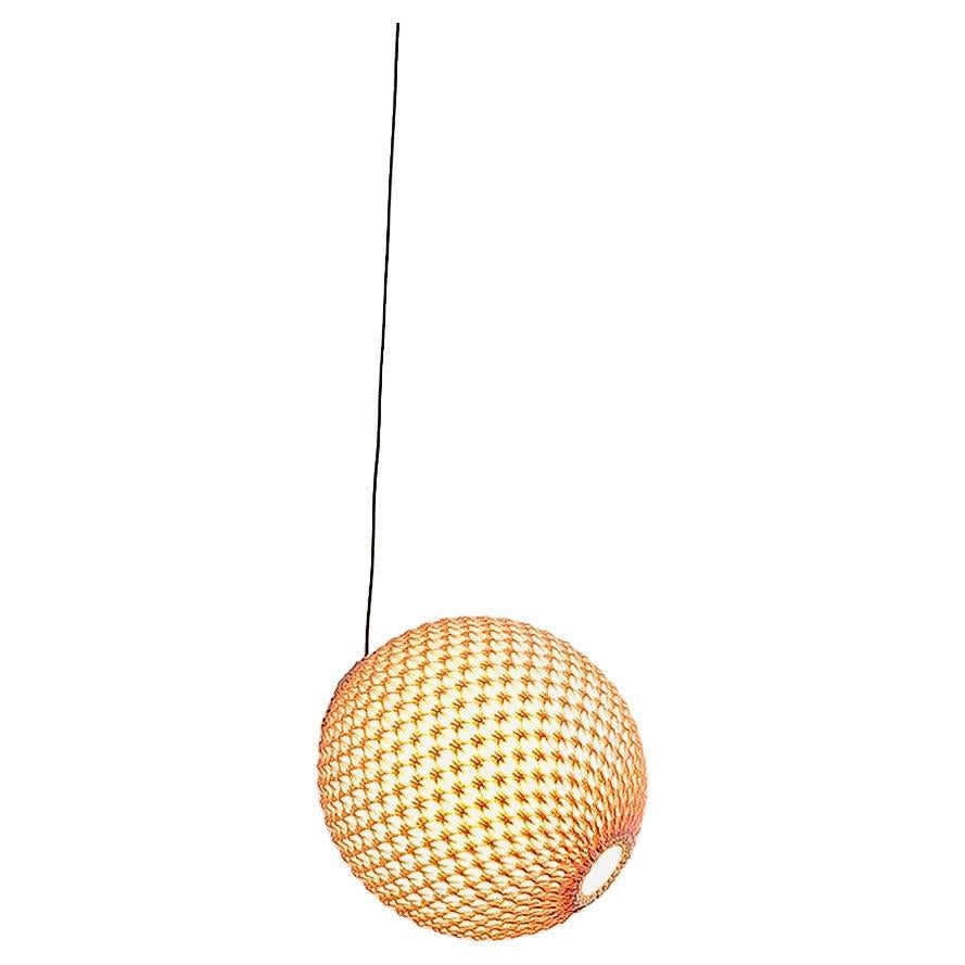 Knitted Lighting Fixture  - Pendant Tilt - Medium size 40cm diameter