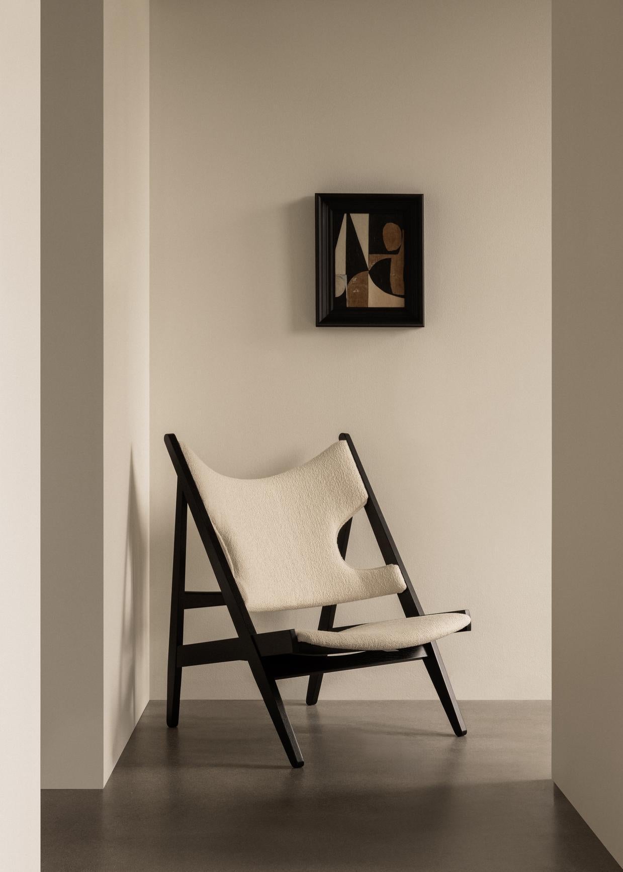 Knitting Lounge Chair-Black Oak / Baru 24 Kvadrat  di Ib Kofod-Larsen perAudo In condizioni Nuovo in vendita a Dubai, AE
