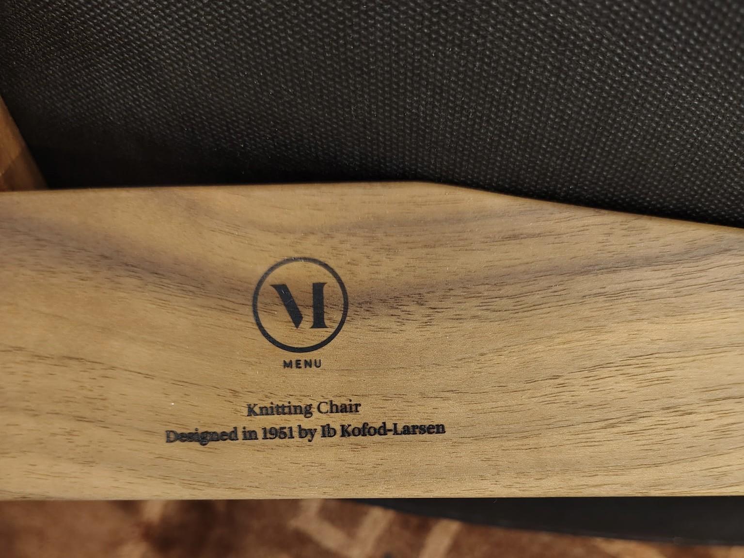 Chaise longue en tricot par Audo Copenhagen en vente 2