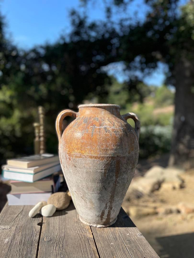 Hand-Crafted Kınık Küpü (Textured Turkish Jar - Medium) For Sale