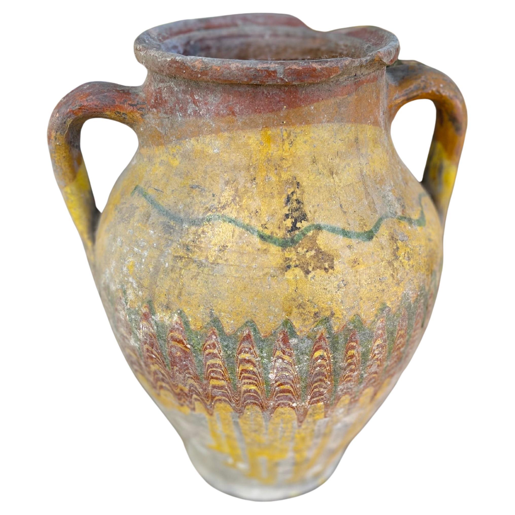 Kınık Küpü (Textured Turkish Jar - Small) 1068 For Sale