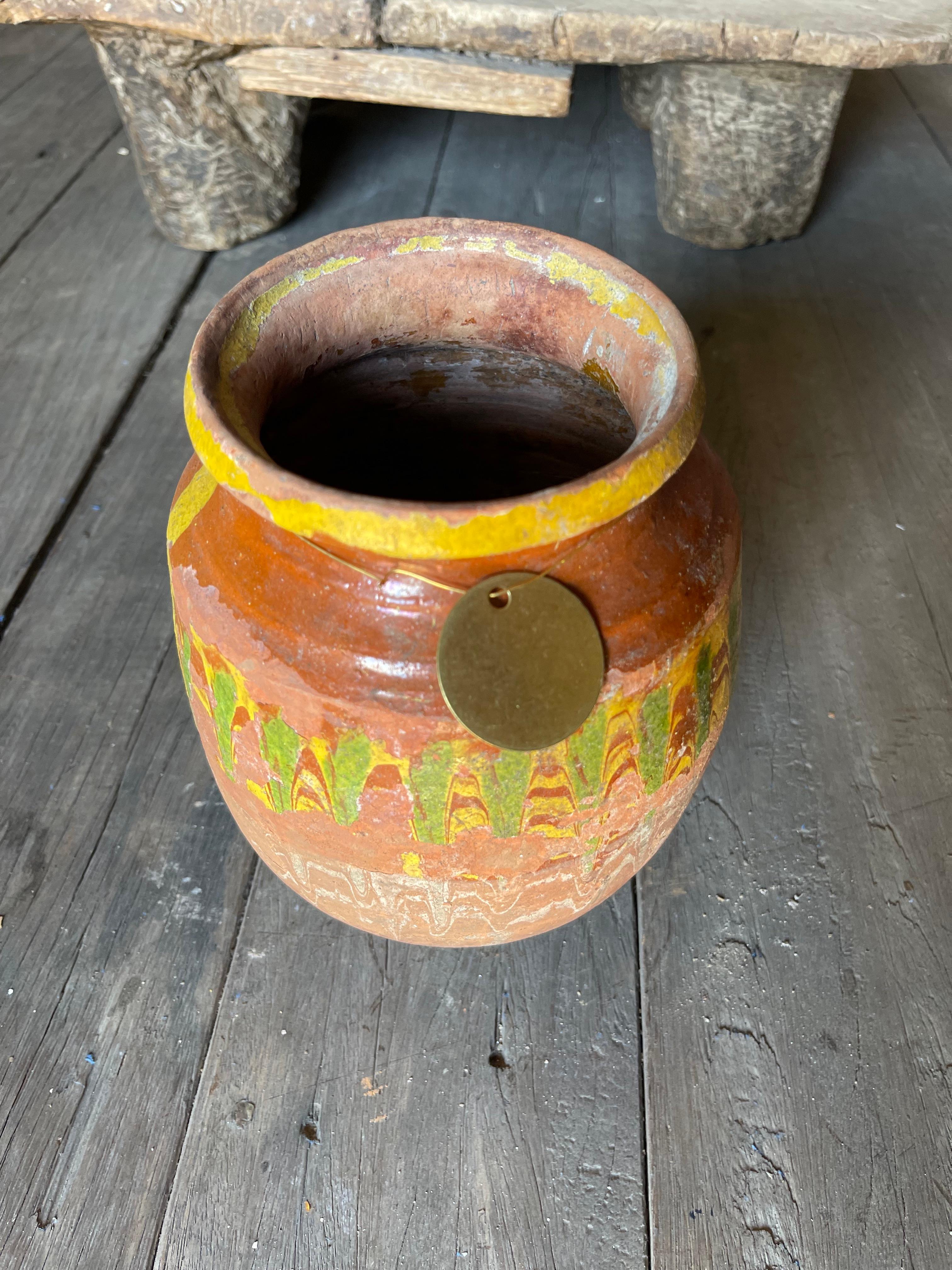 20th Century Kınık Küpü (Textured Turkish Vase - Small) 1076 For Sale