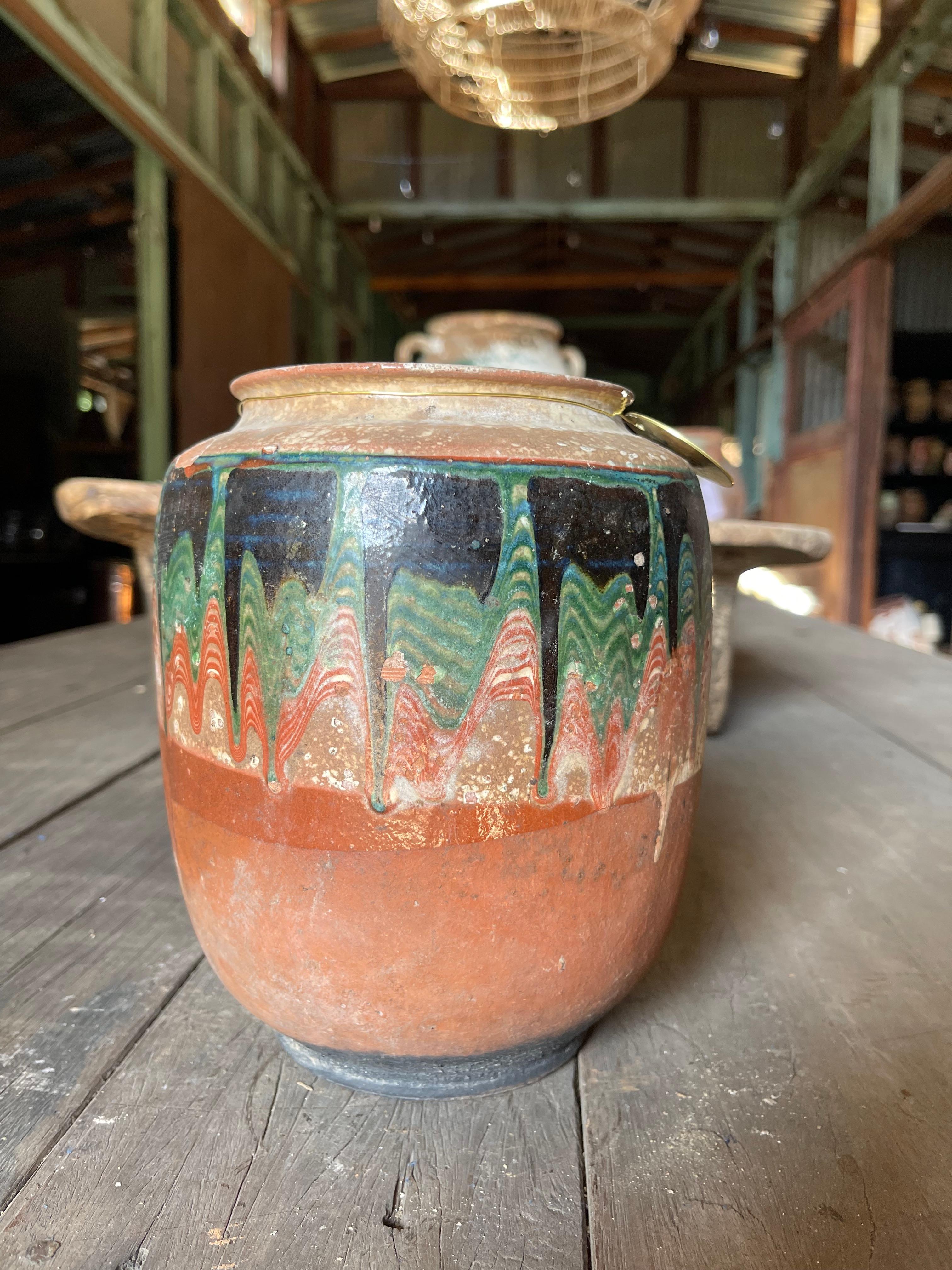 Hand-Crafted Kınık Küpü (Textured Turkish Vase - Small) 1092 For Sale