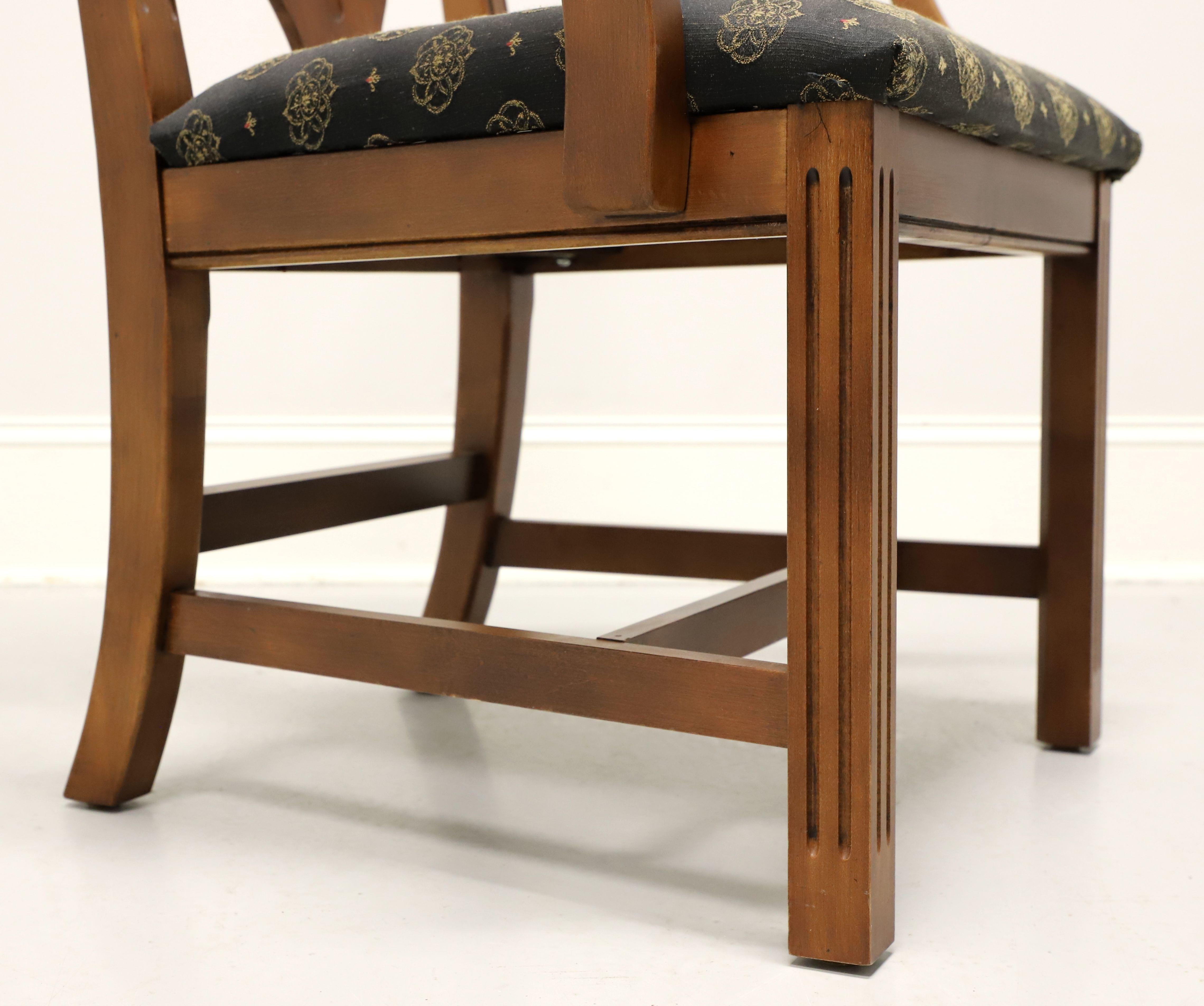 KNOB CREEK Mahogany Chippendale Dining Armchairs - Pair For Sale 2