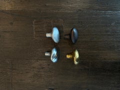 Pomos - Pomo contemporáneo de latón envejecido para armarios by Unsim