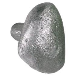 Knöpfe - Zeitgenössischer texturierter Aluminiumknopf für Schränke von Unsim