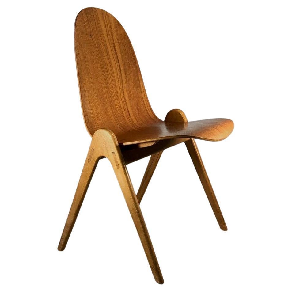 A SCANDINAVIAN MODERN MODERNIST "Knockdown" CHAIR by YNGVE EKSTROM, Sweden, 1960 For Sale