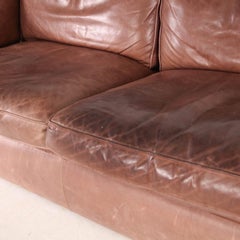 "Knole" leather sofa