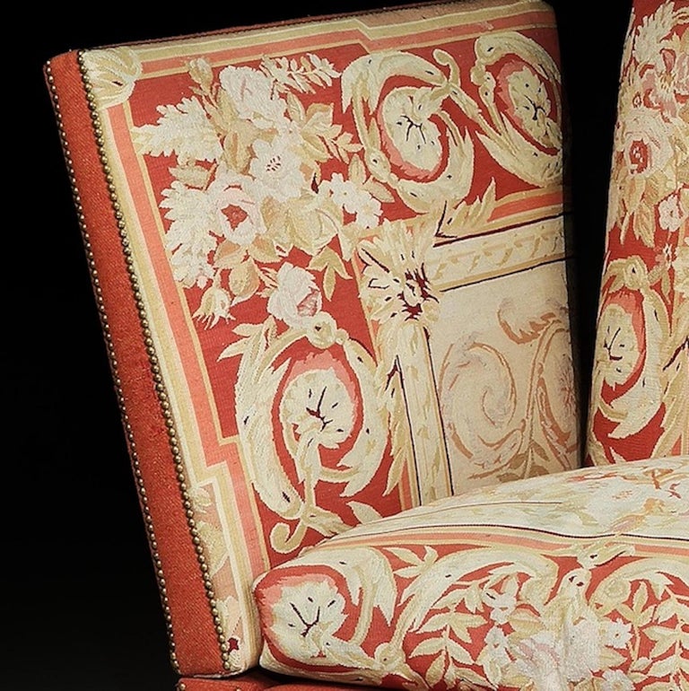 Knole, Settee, Sofa, Aubusson, Tapestry, Wool, 3Seat, Country House