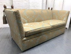 English Knole Sofa with Custom Upholstery