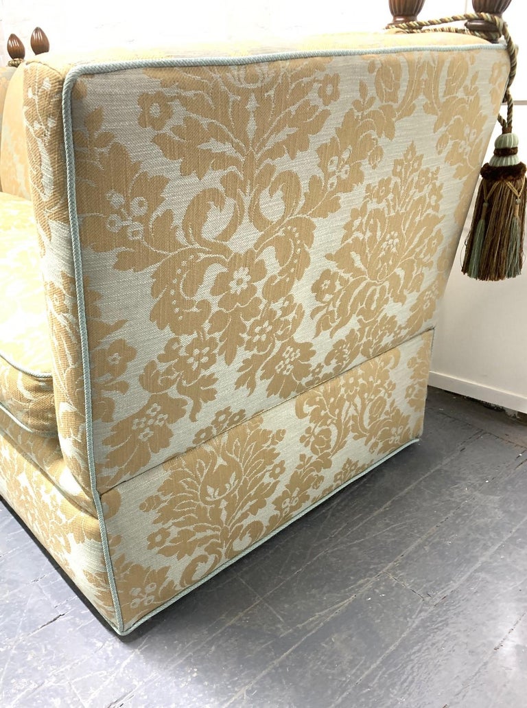 English Knole Sofa with Custom Upholstery For Sale at 1stDibs