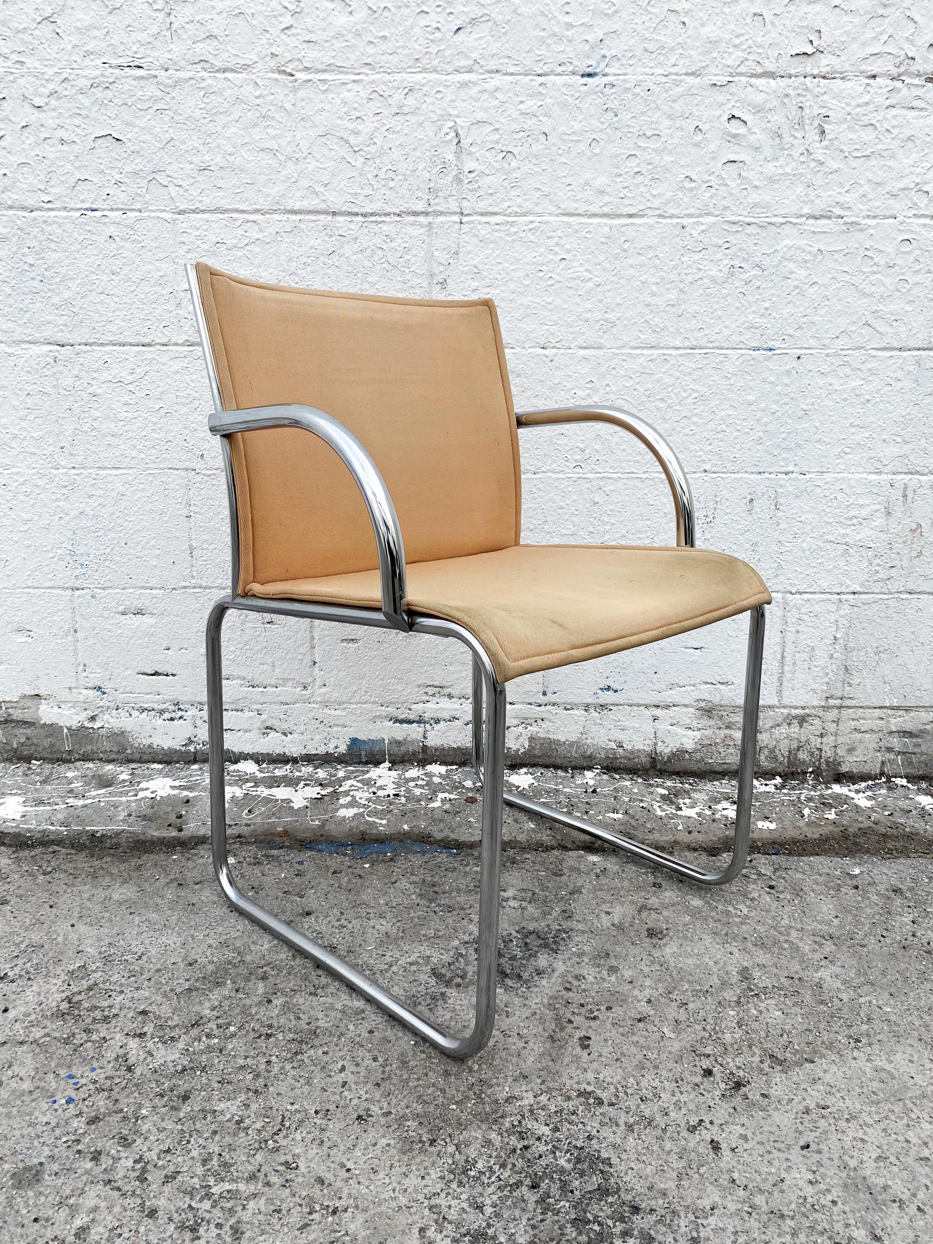 Late 20th Century Knoll 1407 Chair by Richard Schultz For Sale