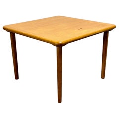 Mesa cuadrada de cartas, juego y desayuno Knoll American Mid-Century Modern, Americana
