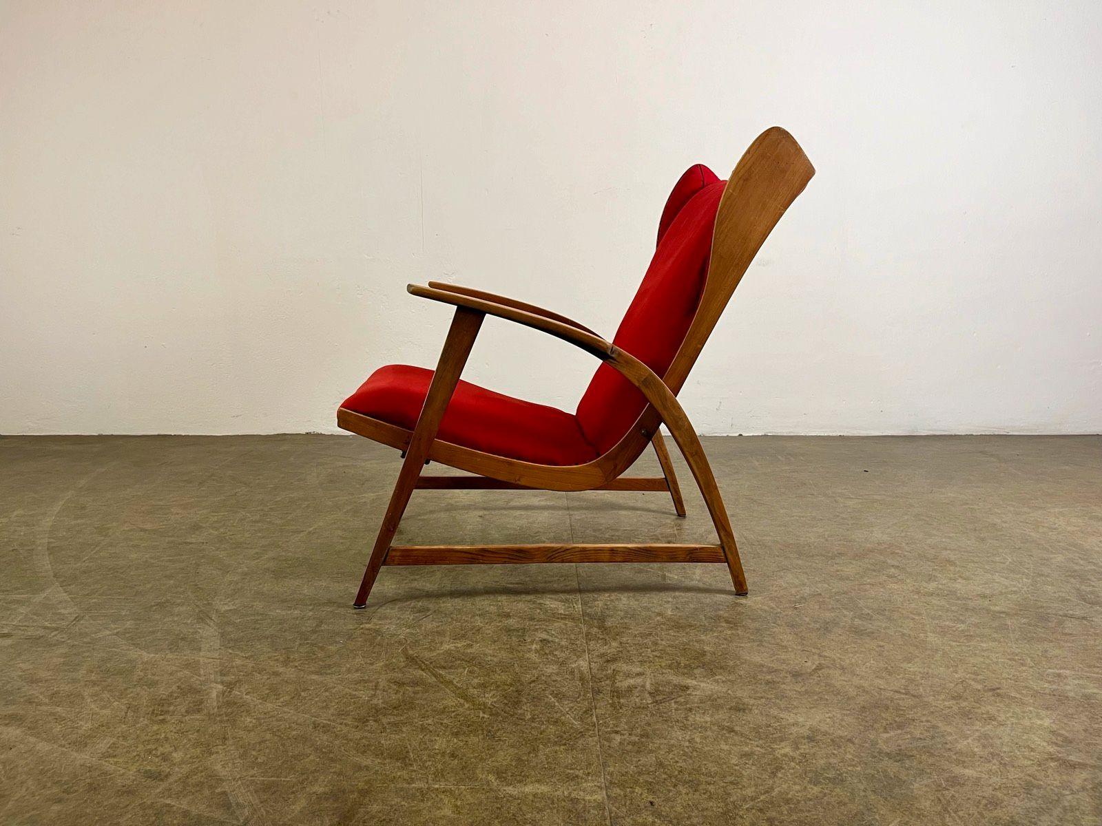 Poltrona Knoll Antimott sedia ad ala 1950 Lounge Chair Mid Century in vendita 4