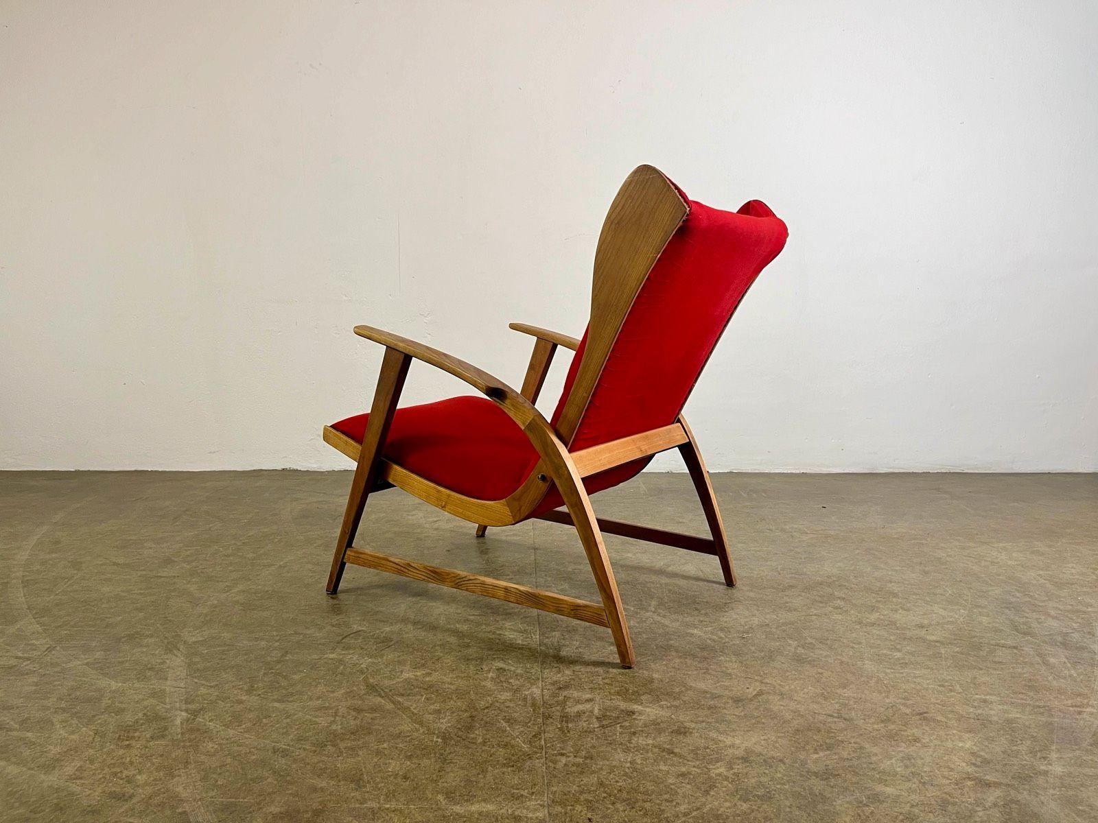 Poltrona Knoll Antimott sedia ad ala 1950 Lounge Chair Mid Century in vendita 5