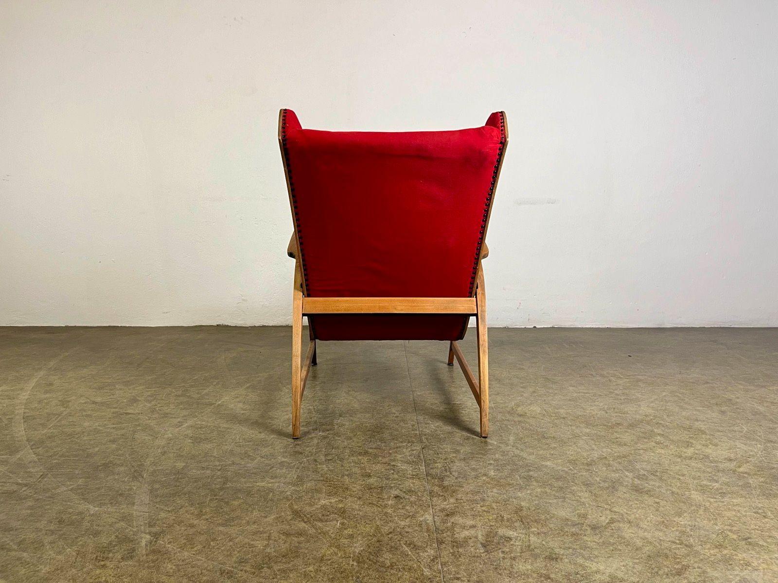Poltrona Knoll Antimott sedia ad ala 1950 Lounge Chair Mid Century in vendita 6