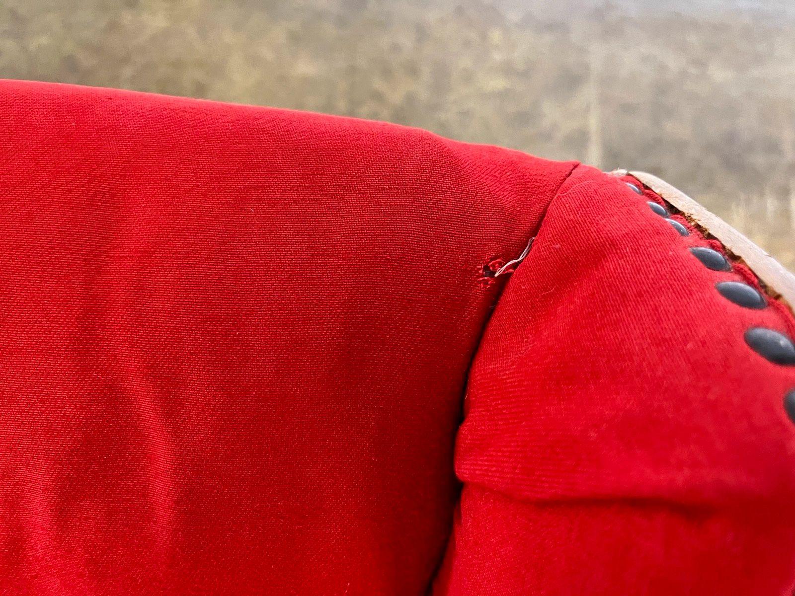 Poltrona Knoll Antimott sedia ad ala 1950 Lounge Chair Mid Century in vendita 9