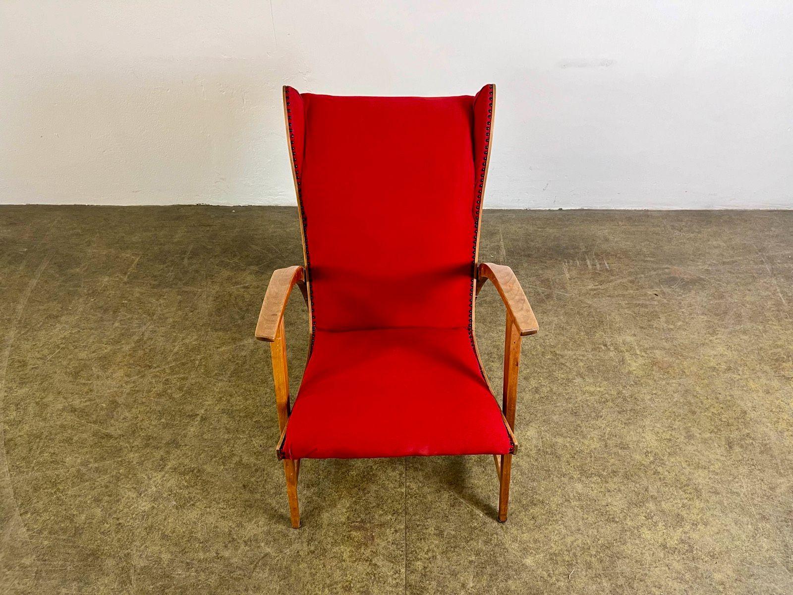 Poltrona Knoll Antimott sedia ad ala 1950 Lounge Chair Mid Century In condizioni buone in vendita a Berlin, DE