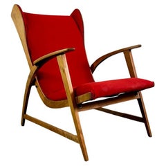 Knoll Antimott armchair wing chair 1950 Lounge Chair Mid Century