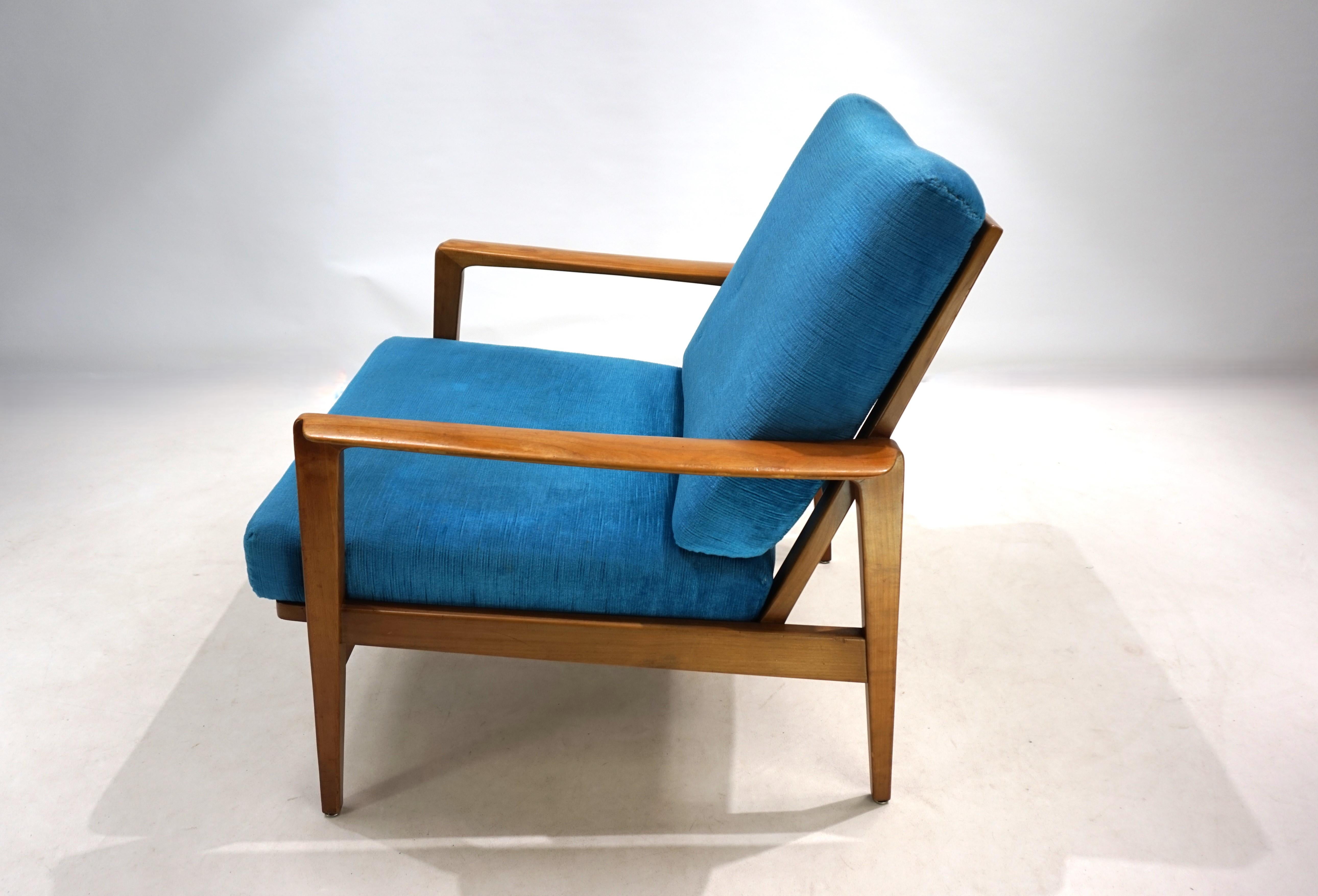 Knoll Antimott lounge chair by Wilhelm Knoll, 1960 For Sale 9
