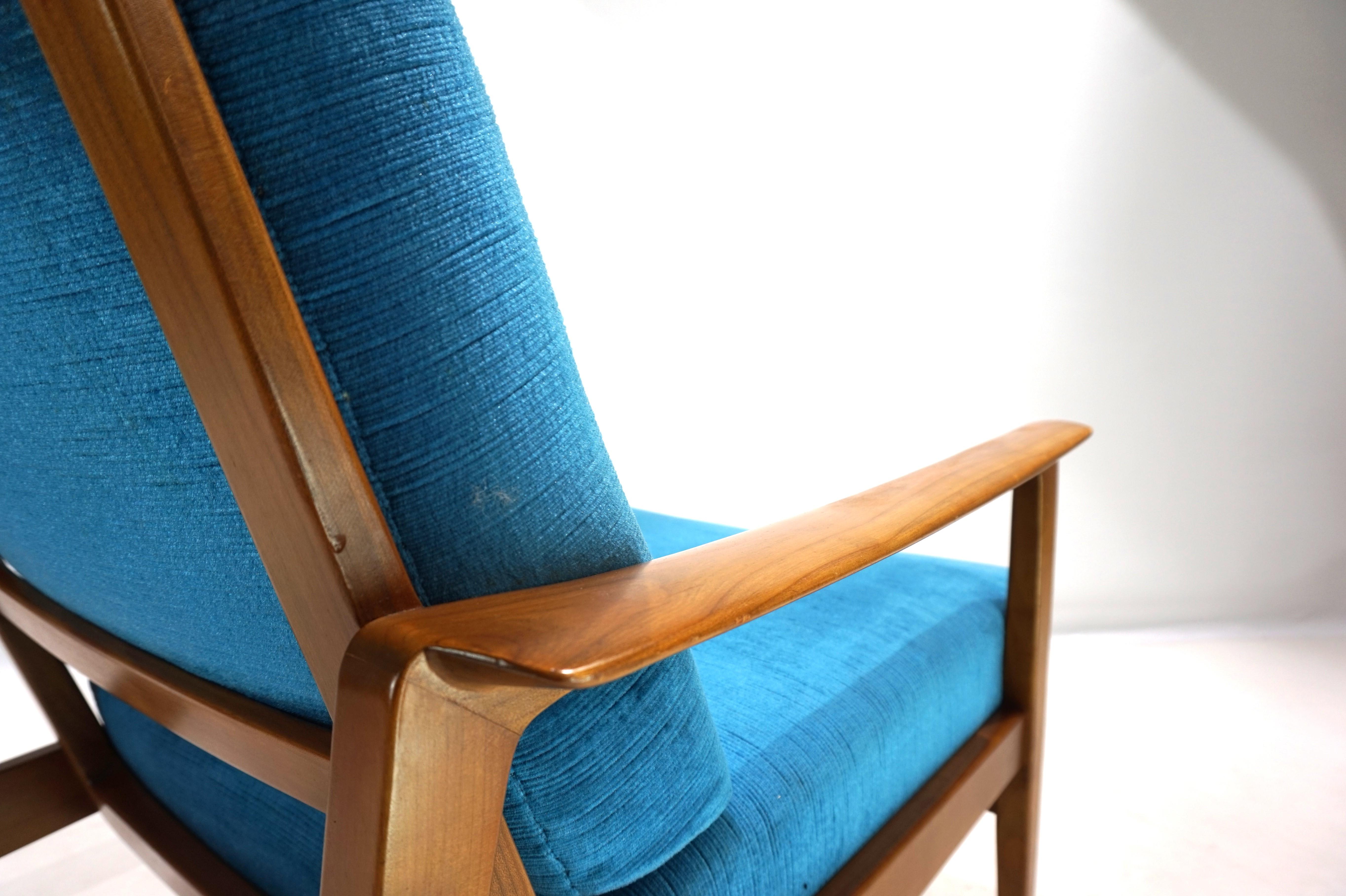 Knoll Antimott lounge chair by Wilhelm Knoll, 1960 For Sale 11