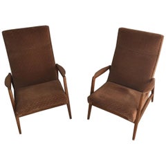 Knoll Antimott, Pair of Relax Armchairs, circa 1960