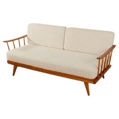Knoll Antimott Sofa in teddy fabric, 1950s