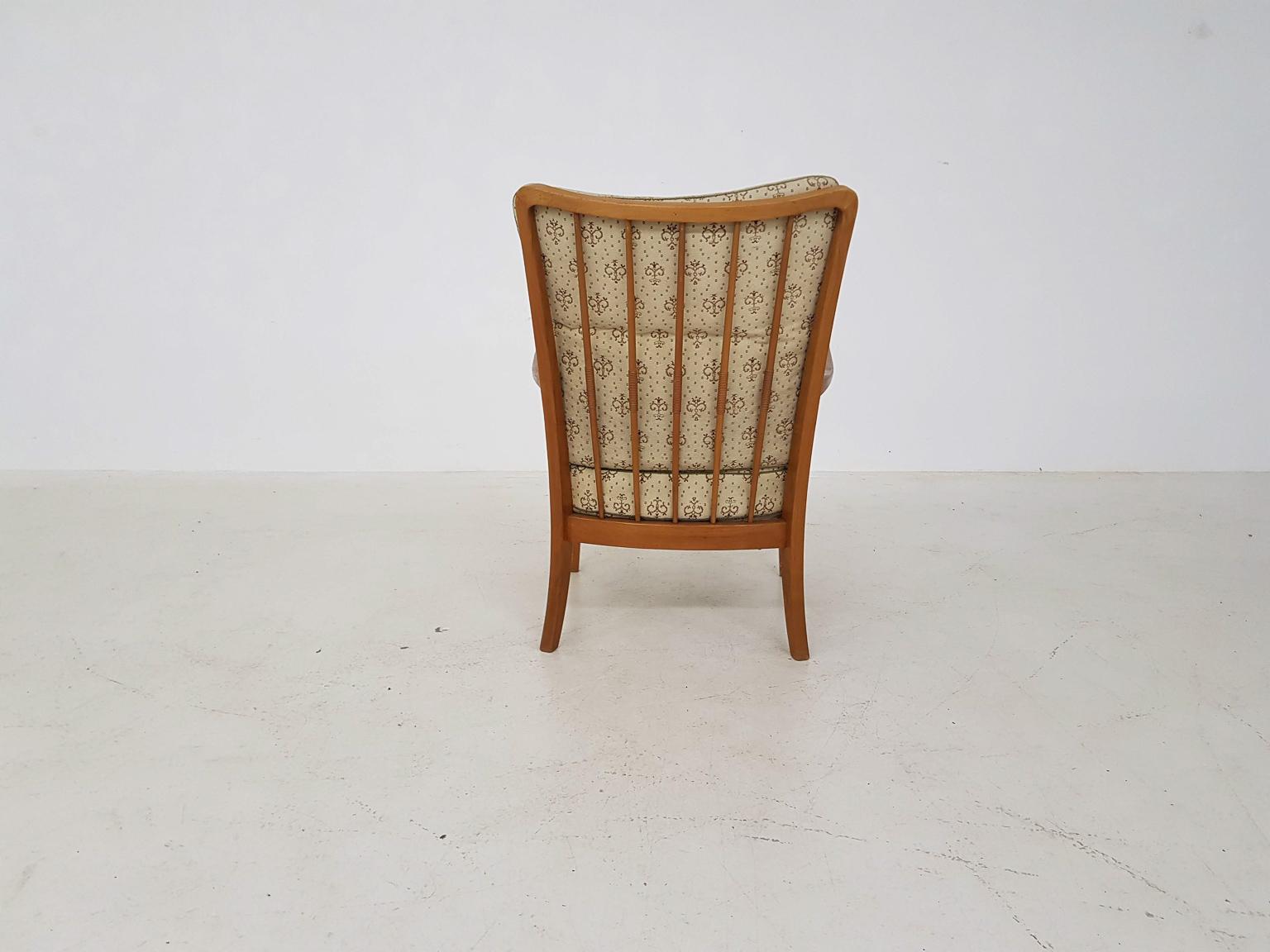Mid-Century Modern Knoll Antimott Vintage Lounge Chair, Germany, 1960s