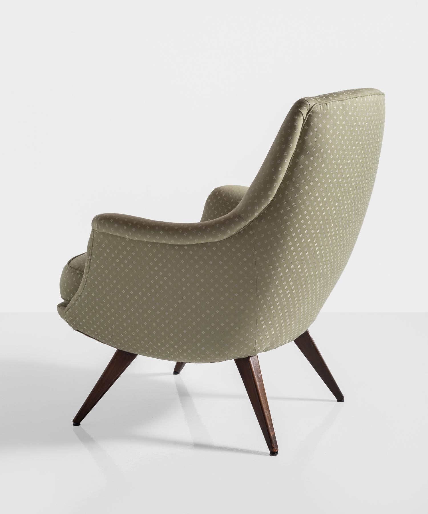 Knoll Armchair by K. Antimott, Germany, circa 1950 In Good Condition In Culver City, CA