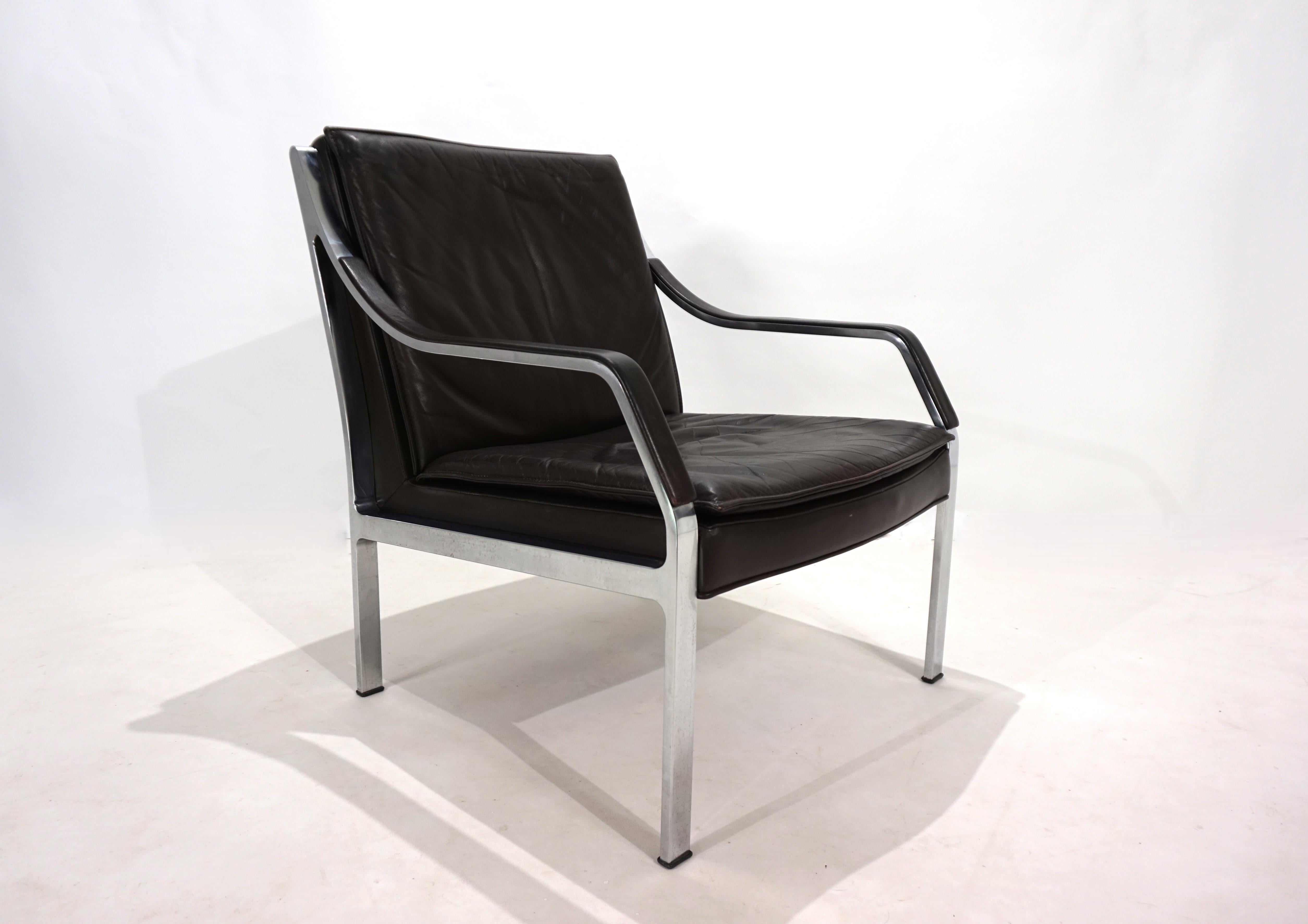 Chaise longue en cuir Knoll Art Collectional par Rudolf I. Glatzel, 1970 en vente 4