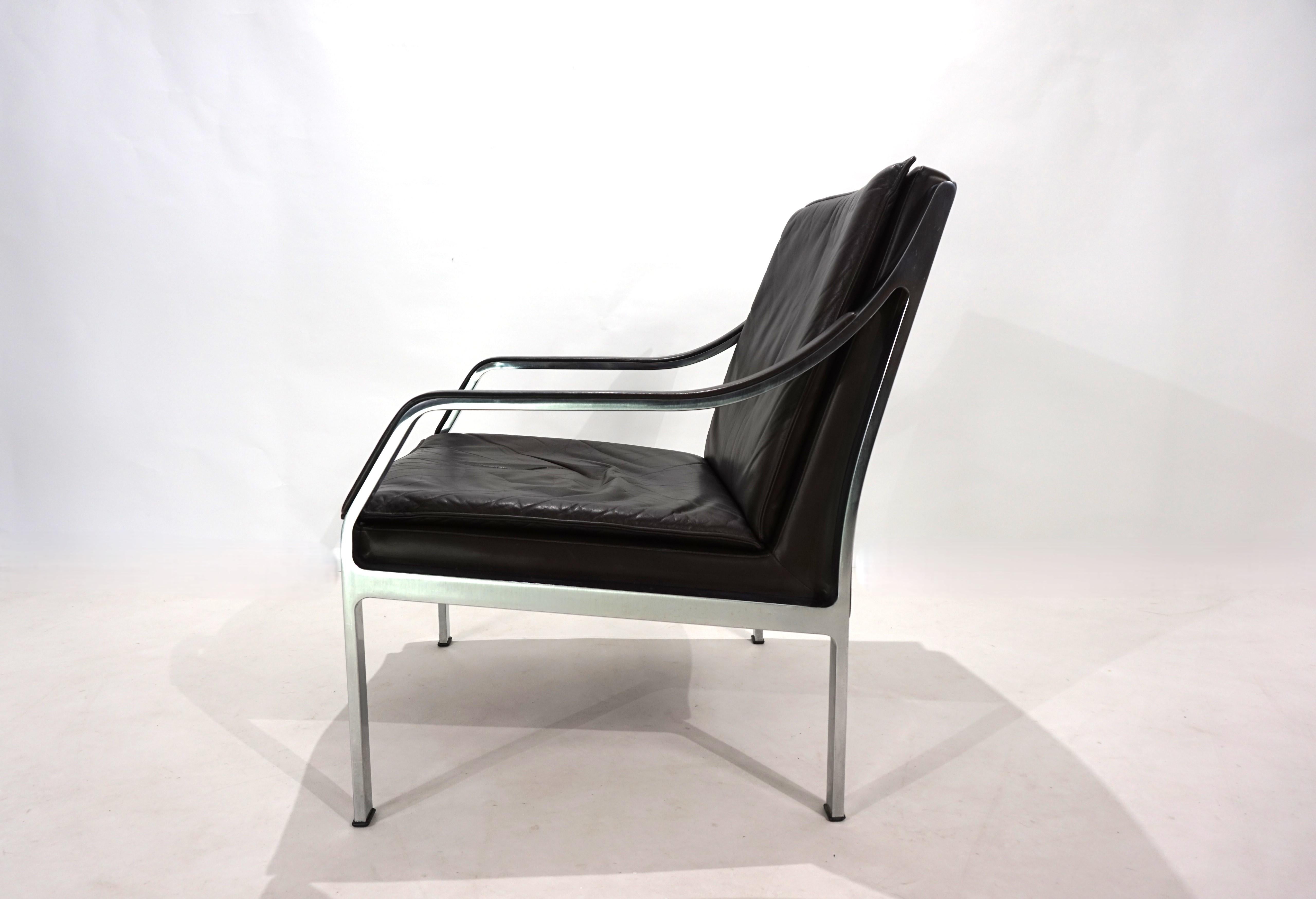 Chaise longue en cuir Knoll Art Collectional par Rudolf I. Glatzel, 1970 en vente 6