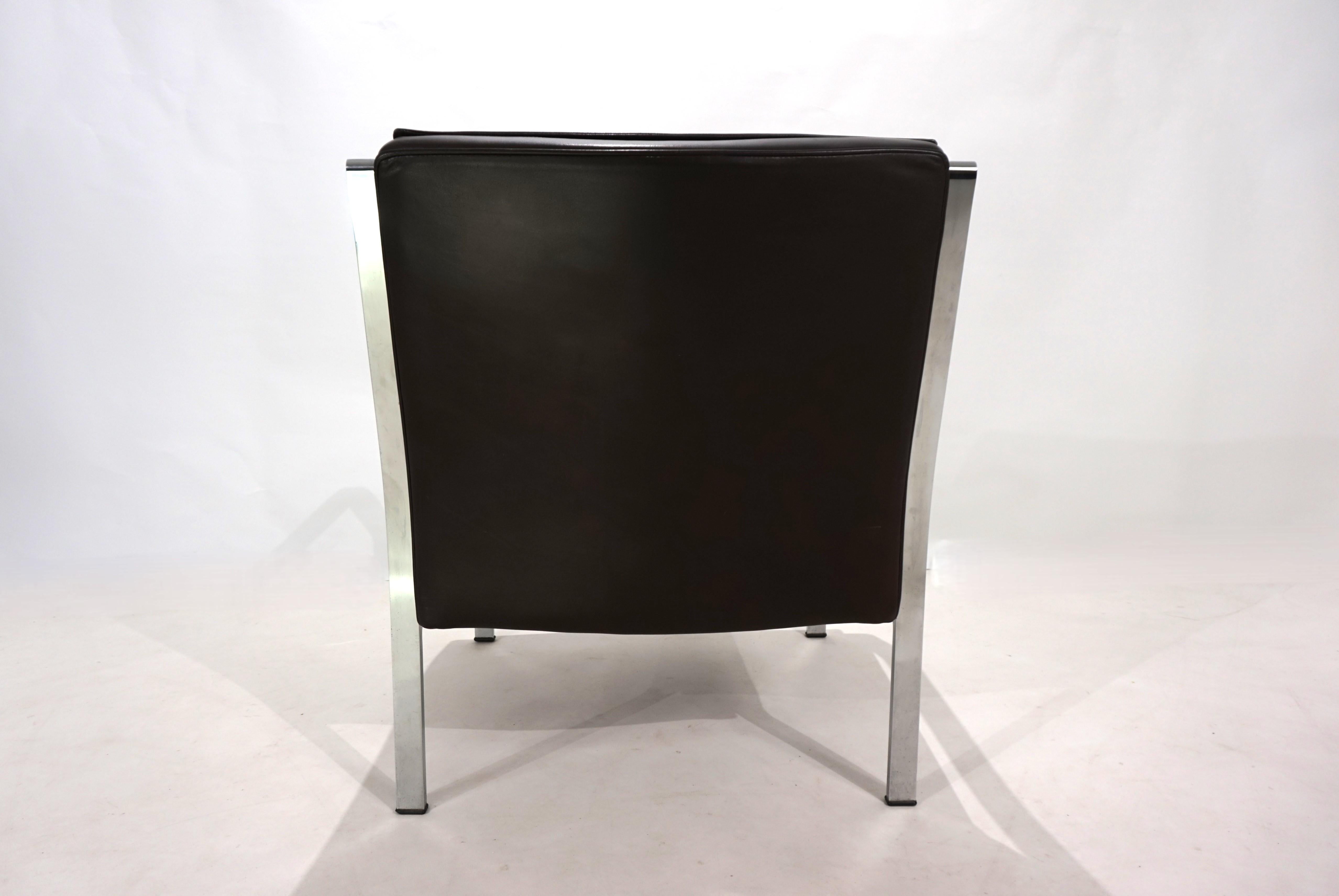 Fin du 20e siècle Chaise longue en cuir Knoll Art Collectional par Rudolf I. Glatzel, 1970 en vente