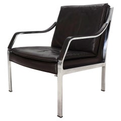 Knoll Art Collection leather lounge chair by Rudolf B. Glatzel, 1970