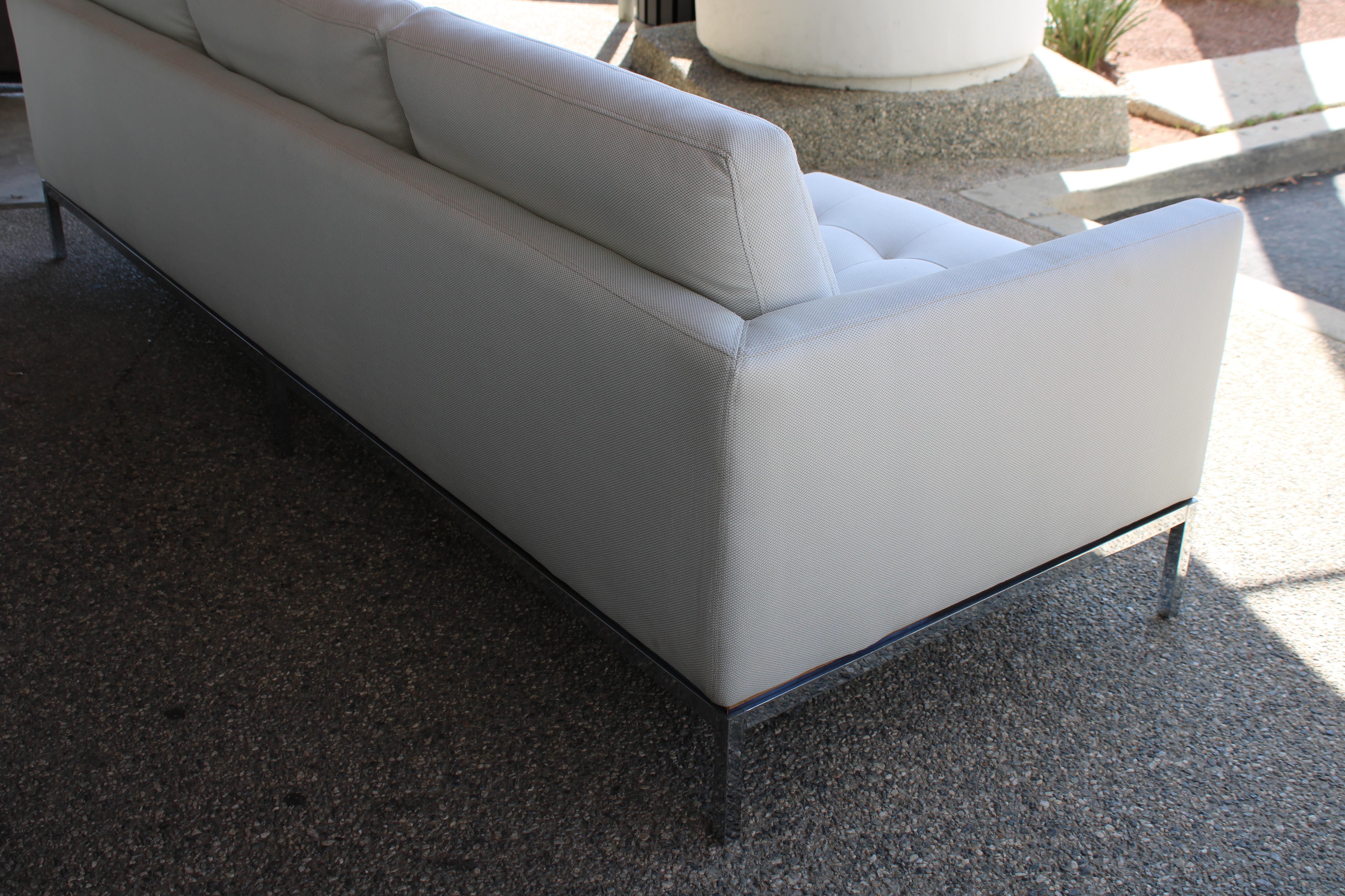 Sofá Knoll Associates, Park Avenue, Nueva York, Made in Italy Acero en venta