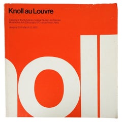 Knoll au Louvre Catalog 1972 Paris Exhibition Book
