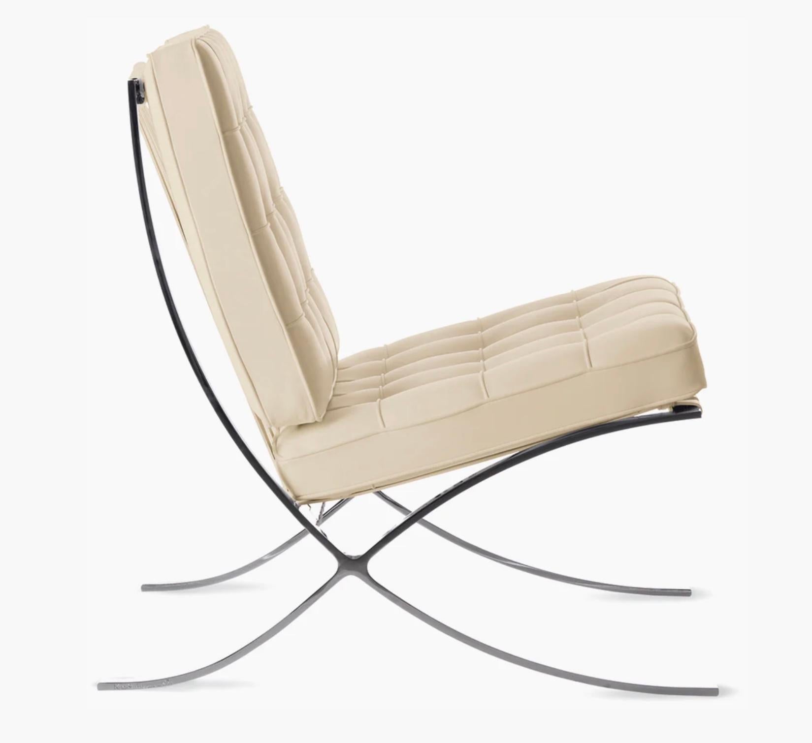 barcelona chair ivory