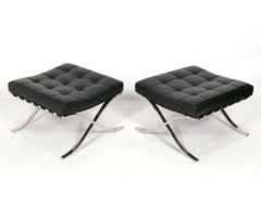 Knoll Barcelona Stools by Mies Van Der Rohe