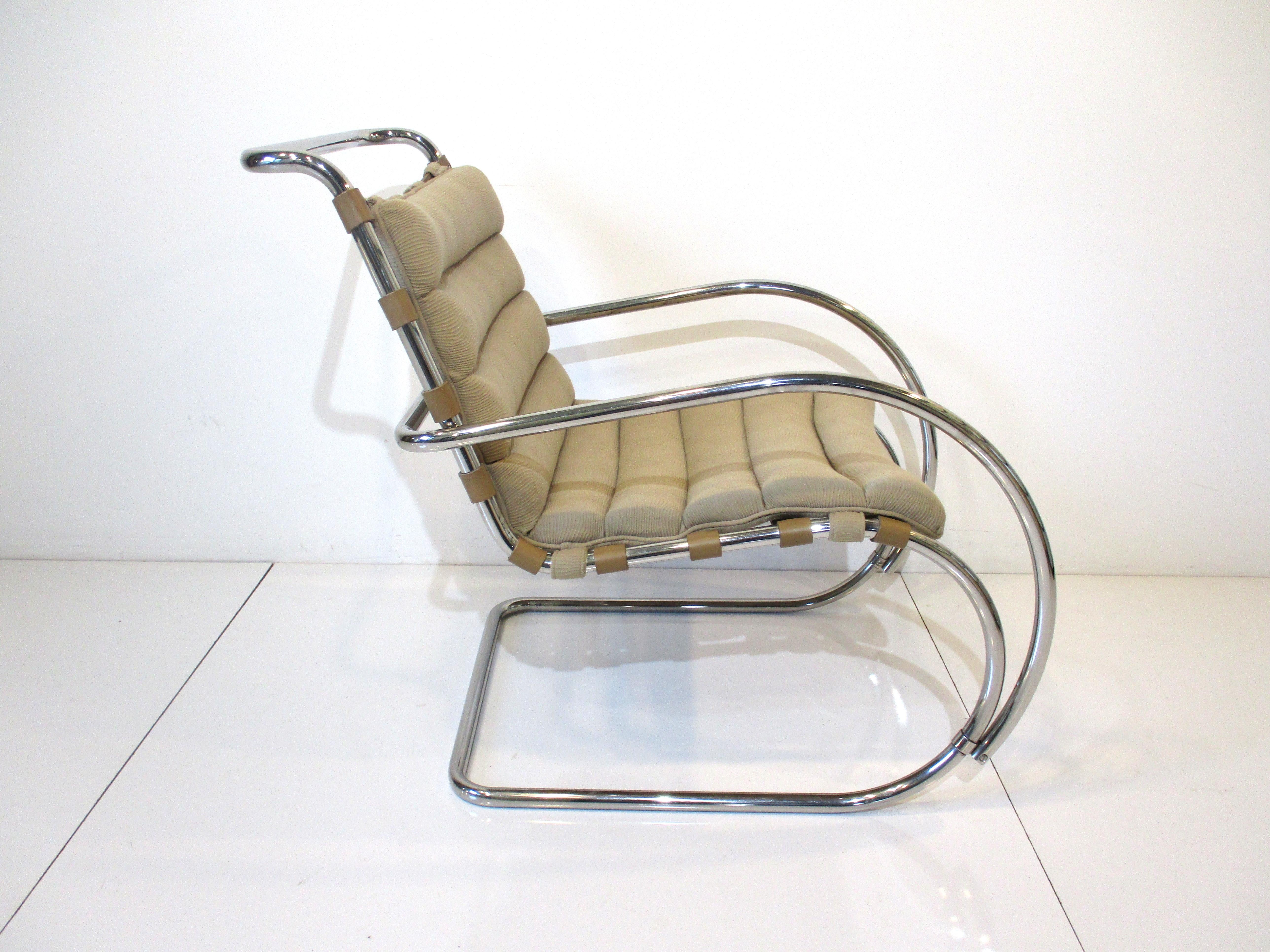 Bauhaus Knoll Beaver Lounge Chair by Mies Van der Rohe 