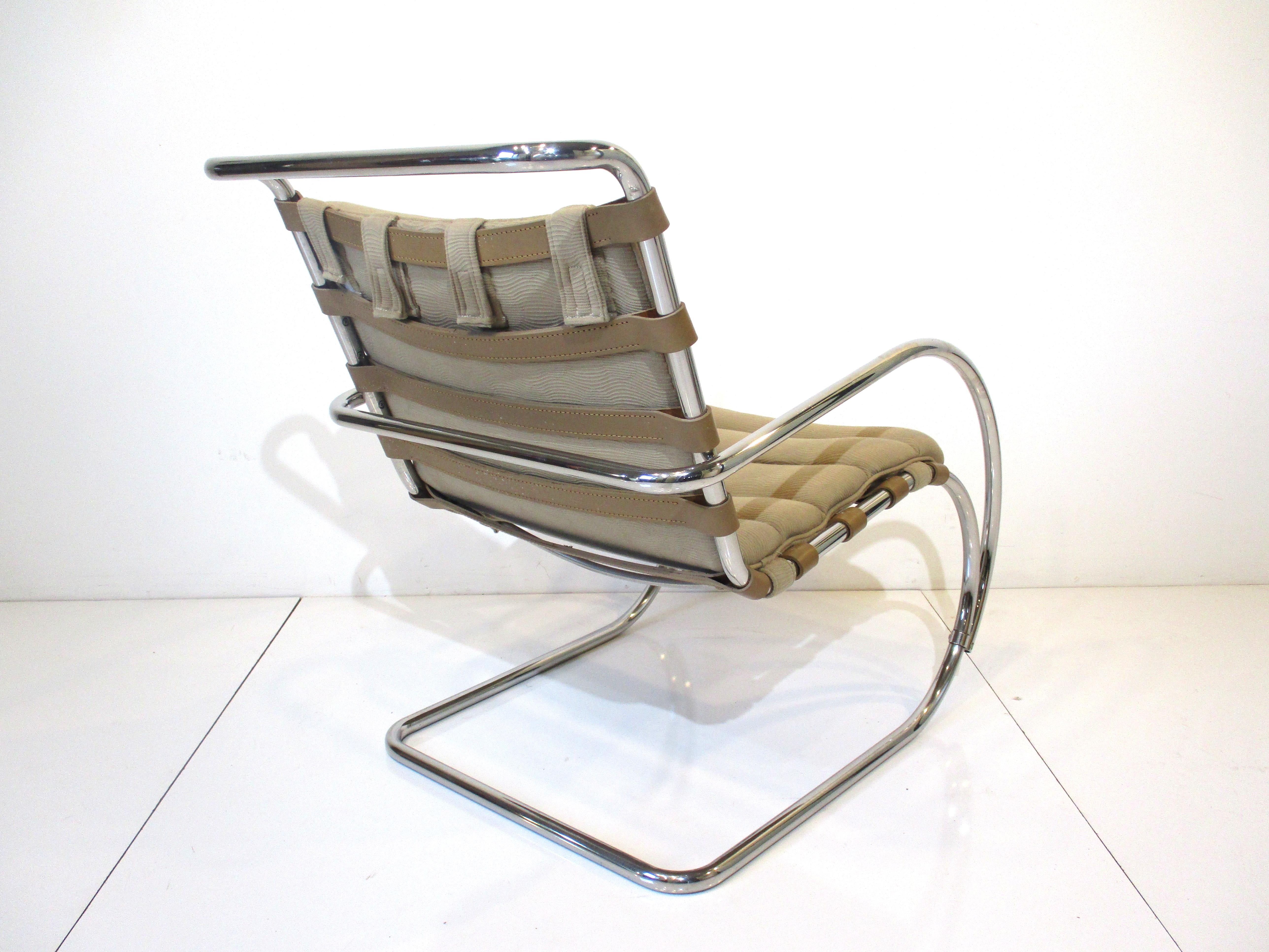 American Knoll Beaver Lounge Chair by Mies Van der Rohe 