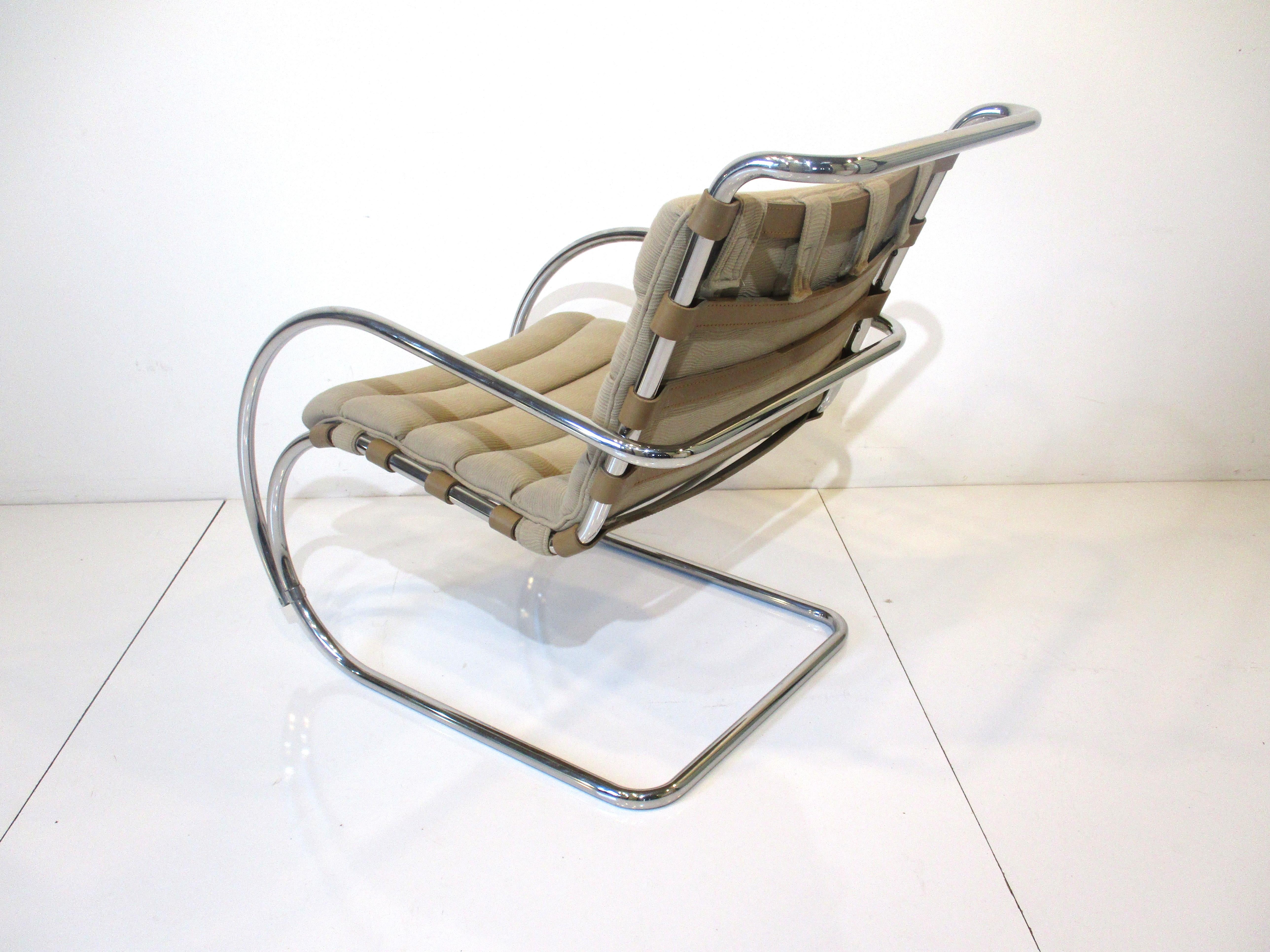 20th Century Knoll Beaver Lounge Chair by Mies Van der Rohe 