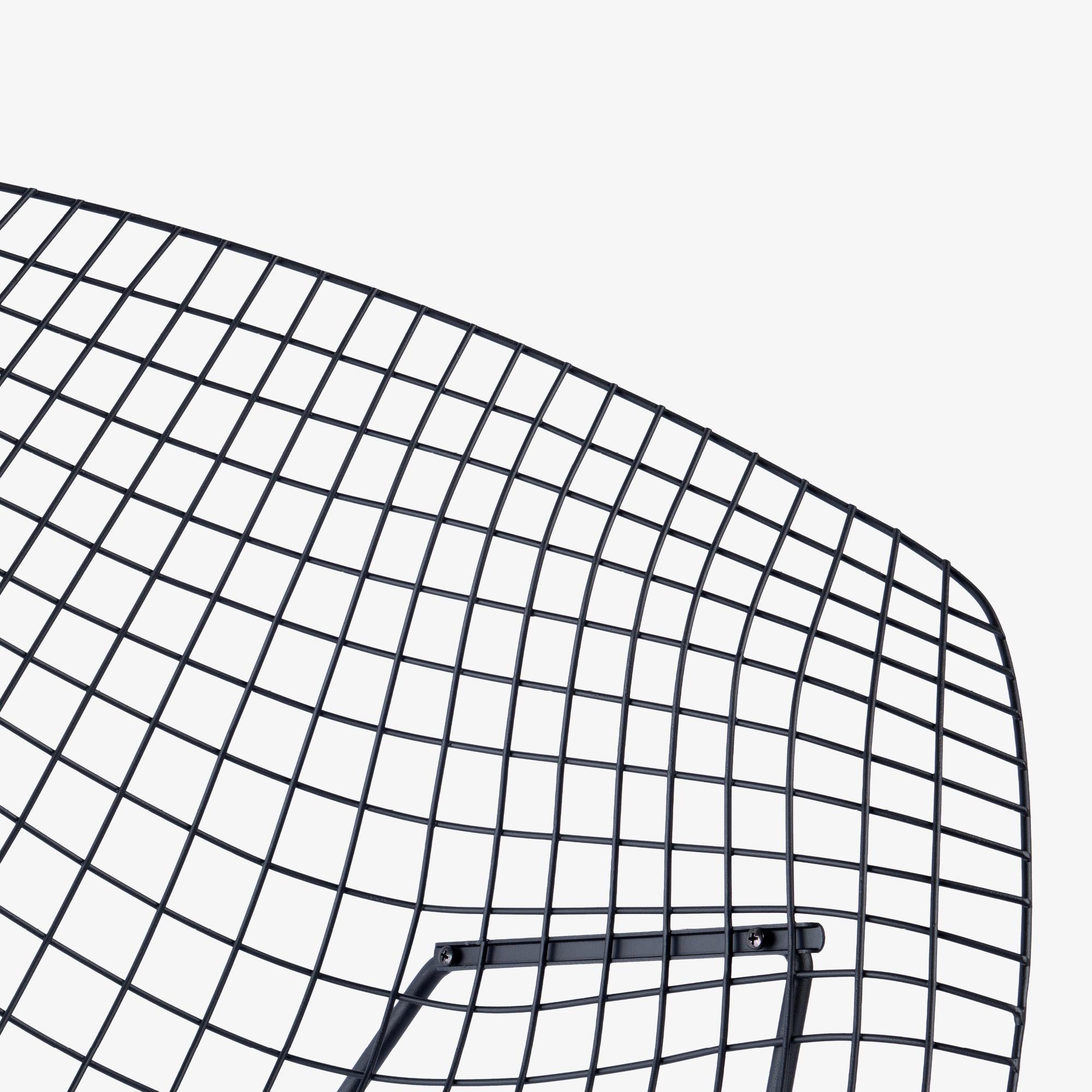 Knoll Bertoia Diamond Chair en noir mat en vente 1