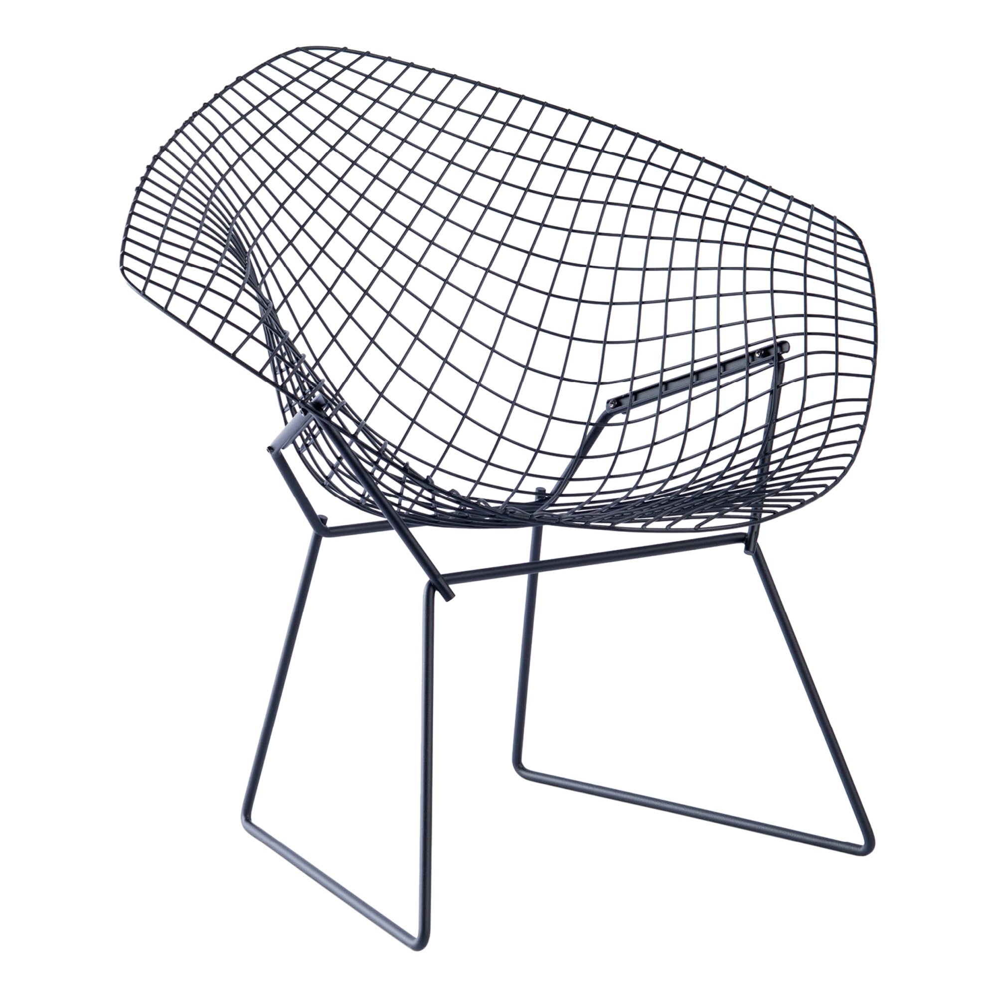 Knoll Bertoia Diamond Chair en noir mat